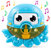 Chuchik Octopus Bath Toy. Bubble Bath Maker for The Bathtub. Blows Bubbles and Plays 24 Childrens Songs  Kids,Toddler Baby Bath Toys Makes Great Gifts for Toddlers  Sing-Along Bath Bubble Machine