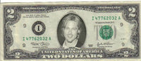 Brad Pitt $2 Mint! Rare! $1