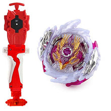 Load image into Gallery viewer, Bey Battling Top Blade Burst Starter Booster B-168 Rage Longinus .Ds&#39; 3A Toy +String Burst Bey Launcher LR (Left &amp; Right Turning) + String Launcher Grip + Weight Damper(Red)
