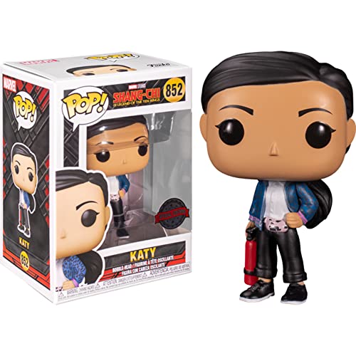 Funko Pop! Shang-Chi and The Legend of The Ten Rings - Katy with Fire Extinguisher #852 Target Exclusive (Bundled with a Funko Pop! Box Protector)