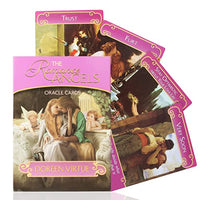The Romance Angels Tarot Oracle Cards Deck|The 44 Romance Angel Oracle Cards by Doreen Virtue Rare Out of Print, New Gold-Plated Series, Clarity About Soul-Mate Relationships, Healing from The Past
