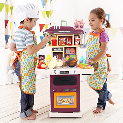 Kitchen Playset - Role Play Kids Kitchen Playset for Girls Boys (Kitchen Playset)