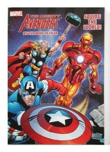 Load image into Gallery viewer, Marvel Mighty Avengers 96 pg Coloring &amp; Activity Book &quot;Saving The World&quot;
