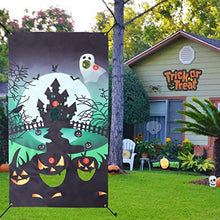 Load image into Gallery viewer, BESPORTBLE Halloween Bean Bag Toss Games Green Castle Decoration Bean Bag Toss Halloween Games for Kids Party Halloween Decorations
