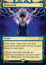 Load image into Gallery viewer, Magic: The Gathering - Brainstorm (013) - Borderless - Foil-Etched - Strixhaven Mystical Archive
