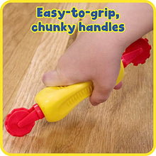 Load image into Gallery viewer, READY 2 LEARN Chunky Triangle Grip Craft Tools - Set of 3 - Easy to Hold, Double-Ended Paint and Dough Tools for Kids
