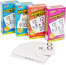 Load image into Gallery viewer, Trend Enterprises Math Operations Flash Cards Pack - Set of 4
