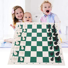 Load image into Gallery viewer, Checkers Set Shoulder Straps Portable Outdoor Sports International Chess Set Gift Traditional Family Party Table Plastic Pieces Travel Adults Chess Pieces (Color : S)
