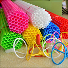 Load image into Gallery viewer, Zuolaijf Balloon Stand Birthday Party 500sets/lot 40cm 16inch Foil Balloon Plastic Sticks Multicolor Cup Accessories Wedding Party Decoration Supplies
