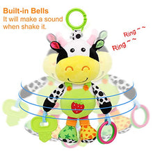 Load image into Gallery viewer, MARUMINE Baby Car Seat Toys with 24 Music and Teether (Cow)
