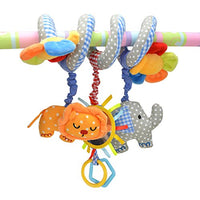 TOYMYTOY Spiral Toy,Baby Activity Music Toy,Stroller Toy,Bed Hanging Toys,Car Seat Toy