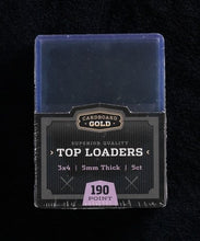 Load image into Gallery viewer, 50 CG 3x4 TOP LOADERS SUPER MEMORABILIA 5mm 190pt TL4
