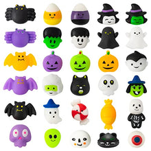 Load image into Gallery viewer, MALLMALL6 30Pcs Halloween Mochi Squeeze Toys for Kids Party Favors Kawaii Animals Cat Squeeze for Happy Halloween Decorations Birthday Gifts Pumpkin Ghost Spider Halloween Toys for Girls Boys
