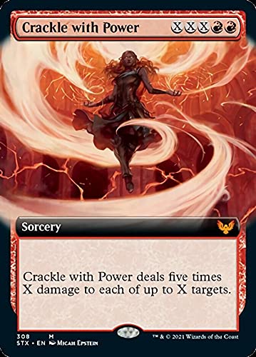 Magic: The Gathering - Crackle with Power (308) - Extended Art - Strixhaven: School of Mages