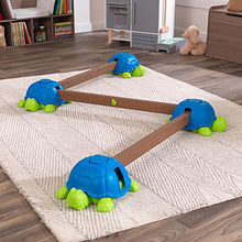 Load image into Gallery viewer, KidKraft Turtle Totter Wooden Adjustable Balance Beam for Toddlers with Squeaky Turtle and Wobble Board, Gift for Ages 2-5
