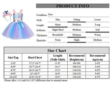 Load image into Gallery viewer, Jurebecia Princess Mermaid Tutu Dress Girls Halloween Mermaid Costume Birthday Party Shell Tulle Tutu Skirt Theme Party Preschool Cosplay Role Play Clothes with Headband Silver Size 2-3 Years
