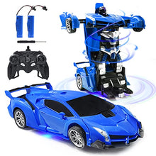 Load image into Gallery viewer, Zahooy Transform RC Car Robot for Kids,Remote Control Transforming Robot Car Toy,One Key Deformation Robot Car,One-Button Auto Demo&amp;360 Rotate Speed Drifting &amp;Rechargable for Boys Girls Adult Gifts
