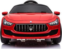 TOBBI Kids Ride On Car Maserati 12V Rechargeable Toy Vehicle w/ MP3 Remote Control Red