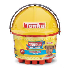 Load image into Gallery viewer, Tonka Mighty Builders Hard Hat Bucket Play Set  Construction  25 pcs
