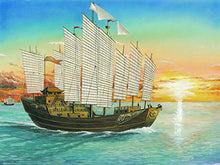 Load image into Gallery viewer, Trumpeter Chinese Chengho Sailing Ship (1/250 Scale)
