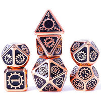 DND Metal Dice is Used as Dungeon and Dragon Dice RPG. Its Cool Multiaspect DND Dice Suit Can Be Used as Gift and is Very Suitable for Dice Collectors.