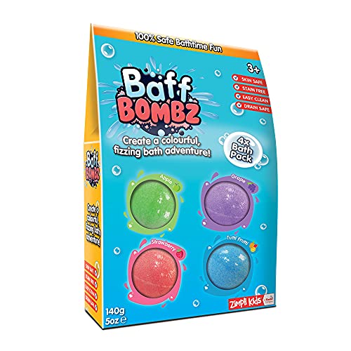 Zimpli Kids Baff Blast 4 Bath Pack Box, 140g