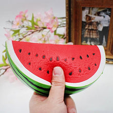 Load image into Gallery viewer, BARMI Slow Rising Jumbo Watermelon Slice Fruit Squeeze Toy Stress Relief Gift,Perfect Child Intellectual Toy Gift Set
