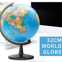Load image into Gallery viewer, YINGE Three-Dimensional Globe, 32cm Geography Education Toy Globe Terrestre with Bracket Globe Terrestre Lumineux for Children&#39;s Geography Education, Family HD (Color : As Shown)
