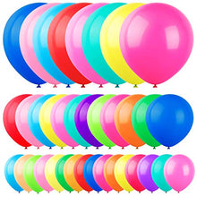 Load image into Gallery viewer, 145pcs Latex Balloons Set,15 pieces 36&#39;&#39; Big Balloons 30pcs 18&quot; Jumbo Latex Giant Balloons 100pcs 12inch Large Balloons Giant Balloons for Birthday Wedding Party Festival Event Carnival Decorations
