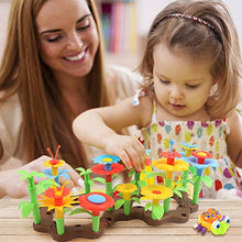 Load image into Gallery viewer, Flower Garden Building Toys, 54PCS Stem Toy Educational Stacking Game Playset Gardening Pretend Gift for Girls
