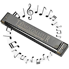 Load image into Gallery viewer, Mouthorgan Harmonica, Professional Mouthorgan Harmonica Diatonic Harp Children Gifts Polyphonic c Key 24 Hole Harmonica Instrument Holiday Birthday Gift For Beginners (black2)
