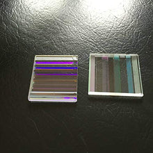 Load image into Gallery viewer, Wang shufang WSF-Prism, 10pcs Beautiful Defective Rectangle Prism Dichroic Prism for Party Home Decoration Art Necklace DIY Design (Size : 33x31x2mm)
