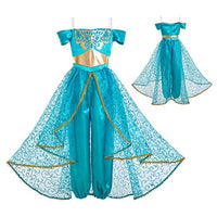 Ingsist Kids Girls Costume Dress Up Cute Teens Deluxe Arabian Princess Dresses Suit for Birthday Pageant Party