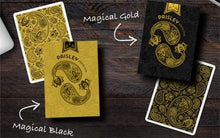 Load image into Gallery viewer, Paisley Magical Black Playing Cards by Dutch Card House Company
