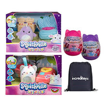 Load image into Gallery viewer, Squishville Beach Set and Picnic Set Plus 2 Random Mystery Squishville Mini Increditoyz Gift Set Bundle
