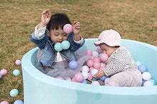 Load image into Gallery viewer, MoonxHome Ball Pit Balls Crush Proof Plastic Children&#39;s Toy Balls Macaron Ocean Balls 2.15 Inch Pack of 100 Transparent
