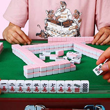 Load image into Gallery viewer, CMZ Mahjong Set MahJongg Tile Set Chinese Numbered Tiles Mahjong Set, Majiang Super-Mini Travel Set,Complete Majong Game Sets for Travel Party Family Game Chinese Mahjong Game Set
