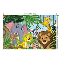Load image into Gallery viewer, Jungle Theme Party Supplies Happy Birthday Banner for Boys Safari Birthday Decorations for Kid Wildlife Party Decorations for Baby Shower with Monkey Tiger Zebra Giraffe Bunny Kangaroo Balloon ?171pcs
