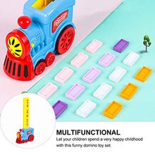 Load image into Gallery viewer, NUOBESTY 1 Set Domino Train Toys Domino Train Model with Light and Music Building and Stacking Toy Christmas Toy for Kids
