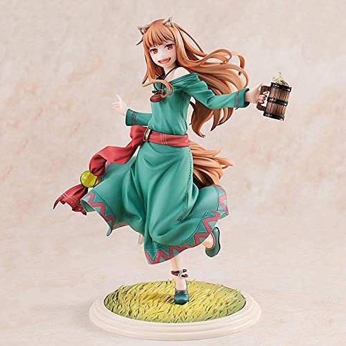 NC 18cm Holo Action Figures, Wolf and Spice Anime Toy Statue, Collectible Model, PVC Environmental Protection Materials Decoration Exquisite Birthday Gift for Fans and Friends