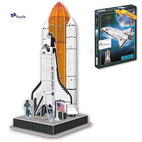 Liberty Imports 3D Puzzle DIY Model Set - Worlds Greatest Architecture Jigsaw Puzzles Building Kit (Space Shuttle Discovery)