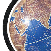 Load image into Gallery viewer, 13&quot; Ocean Decorative Rotating Globe Blue World Geography Earth Home Decor - Perfect for Home, Office &amp; Classroom by Globes Hub
