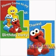 Load image into Gallery viewer, Designware Sesame Street Invitation/Thank You Combo - 8 ct
