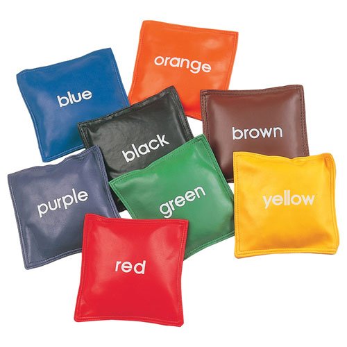 Champion Sports 5 Inch Colored Bean Bag Set