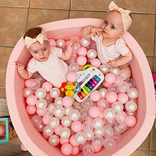 Load image into Gallery viewer, EDOSTORY Ball Pit, ? 2.75in 200 Balls Included, Memory Foam Ball Pits for Toddlers Soft Children Round Playpen 35 x 12 inch
