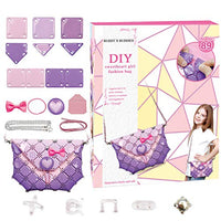 Buddy N Buddies Make Your Own Fashion Bag for Girls Age 6-10 Years Old, DIY Kits for Girls. DIY Bag for Girls, Fun Arts & Craft Activity for Girl (Purse)