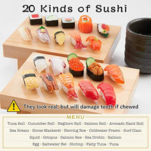 Load image into Gallery viewer, Sushi Magnet Negitoro Roll Sushi Replica with Strong Magnet on Underside
