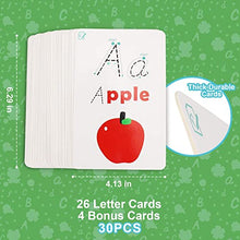 Load image into Gallery viewer, TOY Life Dry Erase Alphabet Flash Cards with ABC Flash Cards for Alphabet Affirmation Workbook - Toddler Flash Cards Preschool Homeschool 3 4 5 Years Flash Cards Read Write Learning Cards Toddlers
