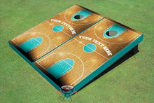 Load image into Gallery viewer, Custom Tailgate Basketball Court Theme Cornhole Boards
