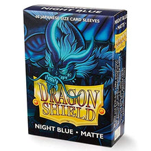 Load image into Gallery viewer, Dragon Shield Matte Mini Japanese Sky Blue 60 ct Card Sleeves Individual Pack

